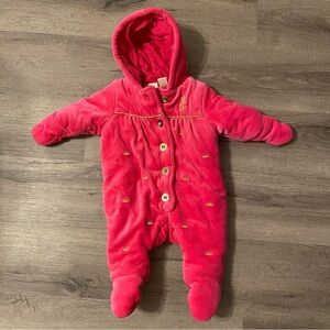 Juicy Couture Snow Suit Fuschia Pink & Gold